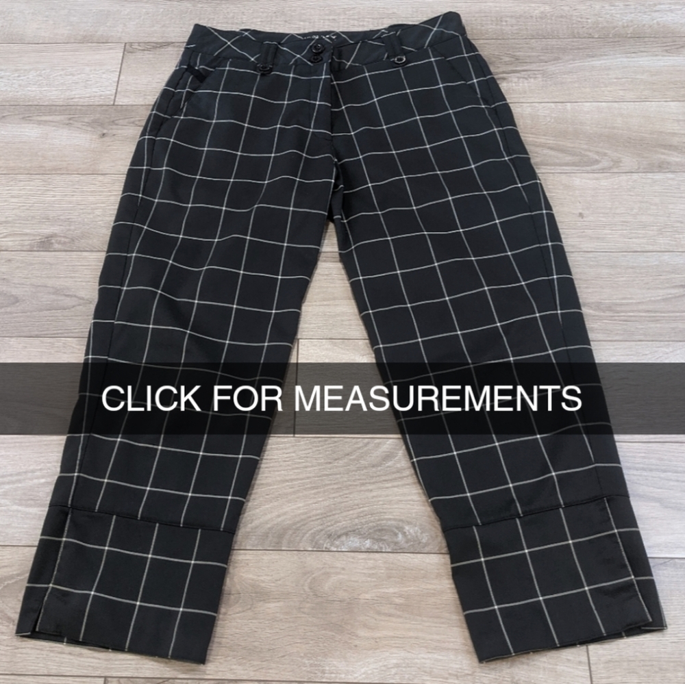 3/$10💲MAGGIE LANE Plaid Golf Capri